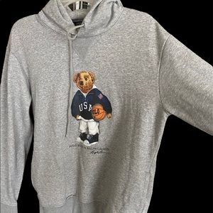 Polo by Ralph Lauren | Shirts | Polo Basketball Bear Hoodie | Poshmark